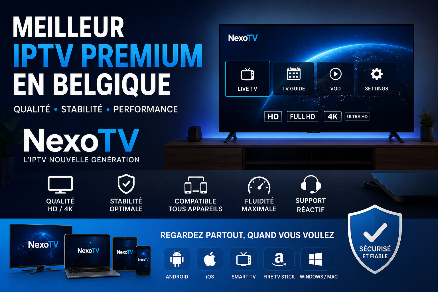 Meilleur IPTV Premium en Belgique