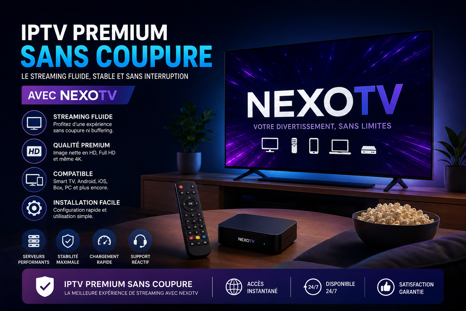 IPTV premium sans coupure